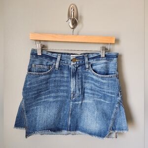 Frame Denim Le Mini Skirt Ansdale Asymmetrical Hem Size 26